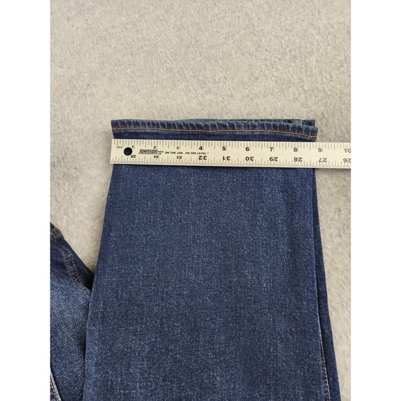 NWT Old Navy Straight Leg Denim Jeans Mens Size 38x32 Dark Blue - Built In Flex - Picture 9 of 10